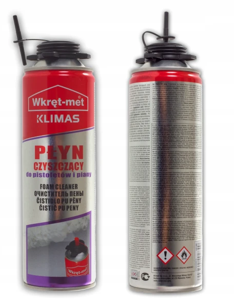 Płyn czyszczący do pistoletów i pian Wkręt-met 500ml czyścik usuwanie piany