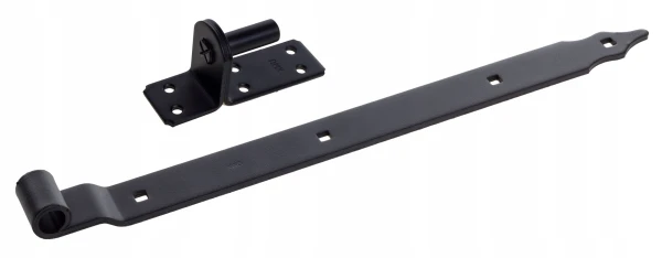 ZAWIAS OZDOBNY DO BRAMY FURTKI DRZWI PASOWY ODSADZANY + CZOP HAK 600x40mm
