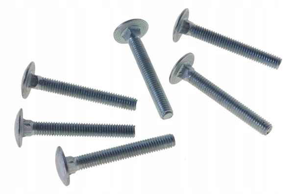 6 ŚRUBY METRYCZNE ZAMKOWE PODSADZANE M6x40mm OCYNK