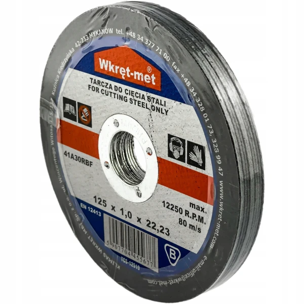 Tarcza korundowa do cięcia metalu 115x1,0 śr.22
