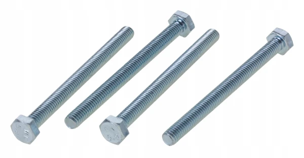 4szt ŚRUBY METRYCZNE M6x60mm OCYNK KL 5.8 DIN931