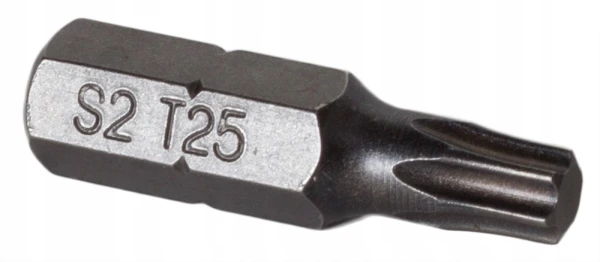 PROFESJONALNY BIT GROT TORX 25 T25x25 mm Wkręt Met