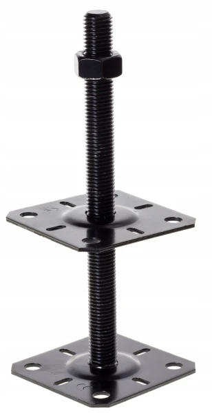PODSTAWA SŁUPA REGULOWANA ZE ŚRUBĄ M20 PSR 100mm