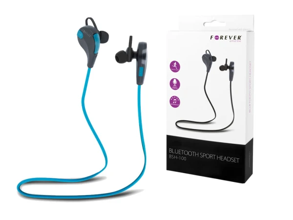 SŁUCHAWKI SPORTOWE BIEGANIA BLUETOOTH BSH-100 BT