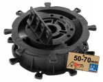 REGULOWANY WSPORNIK SPIRALNY TARASOWE POD LEGAR DESKI PODKŁADKA DYSTANS 50-70MM