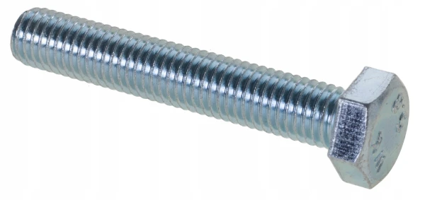 1szt ŚRUBA METRYCZNA M12x50mm OCYNK KL 5.8 DIN931