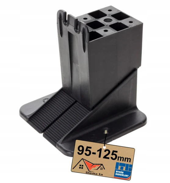 REGULOWANY KLINOWY WSPORNIK KLIN DYSTANS POD DESKI LEGAR DO TARASU 95-125mm