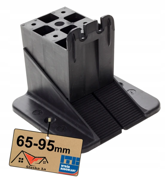 Klinowy WSPORNIK Regulowany KLIN DYSTANS POD DESKI LEGAR  65-95mm RAPTOR