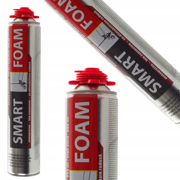 Piana poliuretanowa montażowa pistoletowa niskoprężna Wkręt-met 880 ml