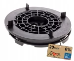 Głowica samopoziomująca wspornika tarasowego MAX Ø157mm wysokość 20mm