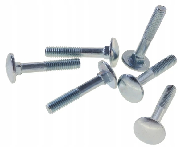 6 ŚRUBY METRYCZNE ZAMKOWE PODSADZANE M6x35mm OCYNK