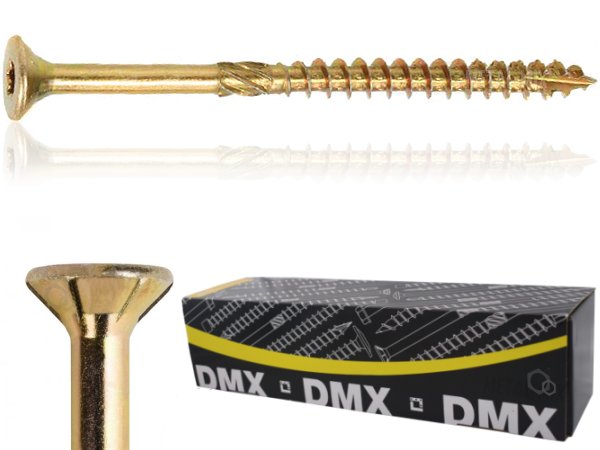 WKRĘTY CIESIELSKIE 6x300 TORX30 DO ŁACZENIA DREWNA ŁEB STOŻKOWY 100szt CE
