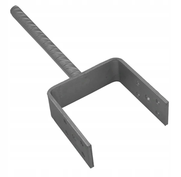 PODSTAWA SŁUPA LEKKA KOTWA ZATAPIANA PSL 101x100mm PSL100U