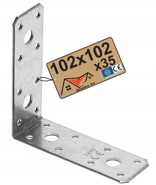 KĄTOWNIK ŁĄCZNIKOWY CIESIELSKI 102x102x35 2,5mm