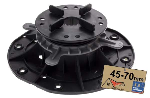 Wspornik tarasowy Standard pod płyty, regulowany 45–70 mm